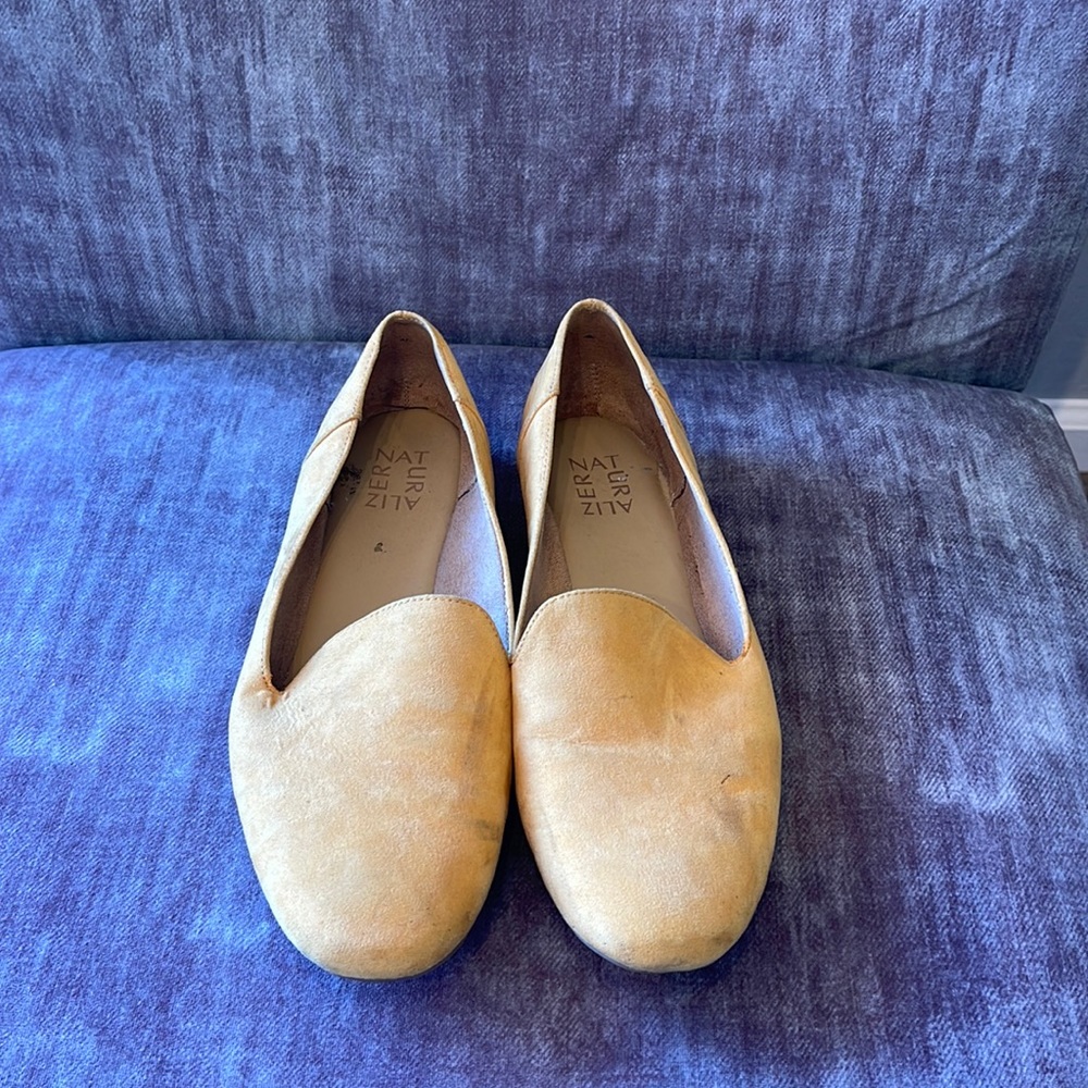 Naturalizer yellow suede flats